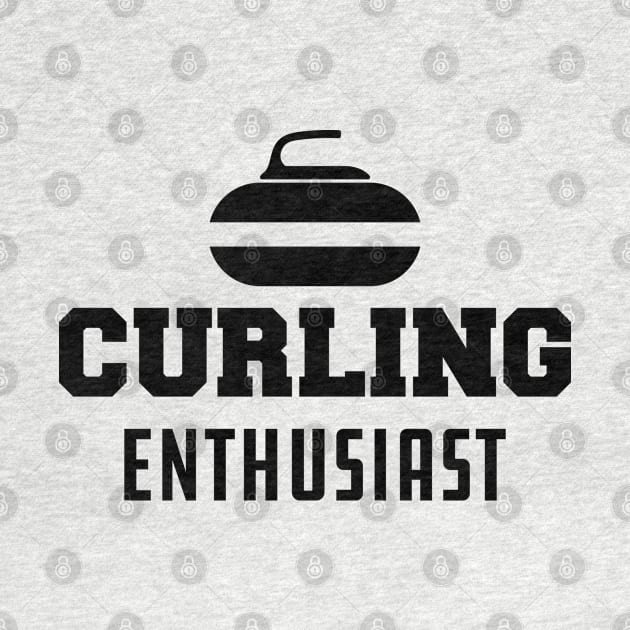 Curling Enthusiast by KC Happy Shop